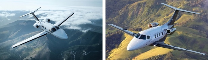 Nose to Nose Citation Mustang versus Embraer Phenom 100 Nose to Nose Citation Mustang versus Embraer Phenom 100