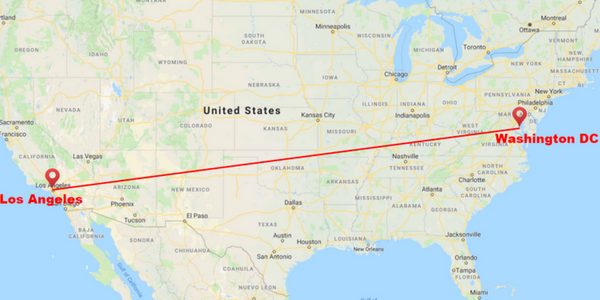How Long Is A Flight From Dc To La